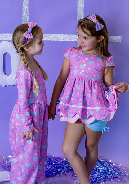 Caroline Leggy Romper - Love Letters