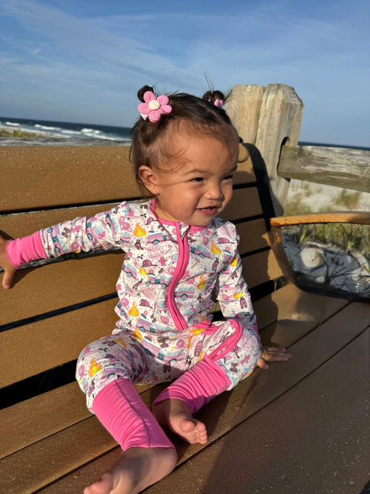 Bamboo Layette - Cute for a Cause - Pink Rescue
