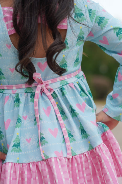 Chloe Tunic Set - Frosted Winterland