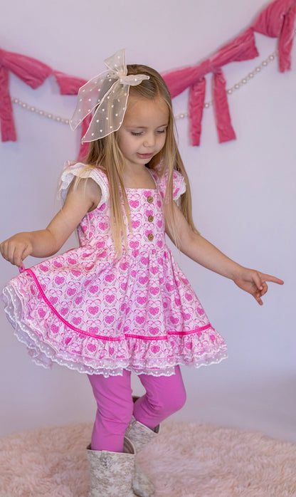 Riley 3 Piece Tunic Set - Rosie Hearts and Ribbons