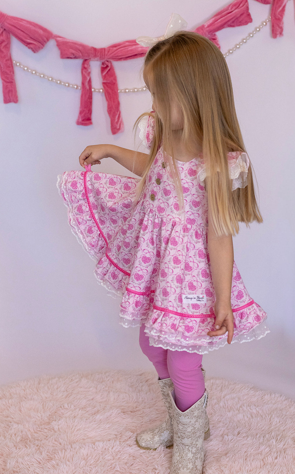 Riley 3 Piece Tunic Set - Rosie Hearts and Ribbons