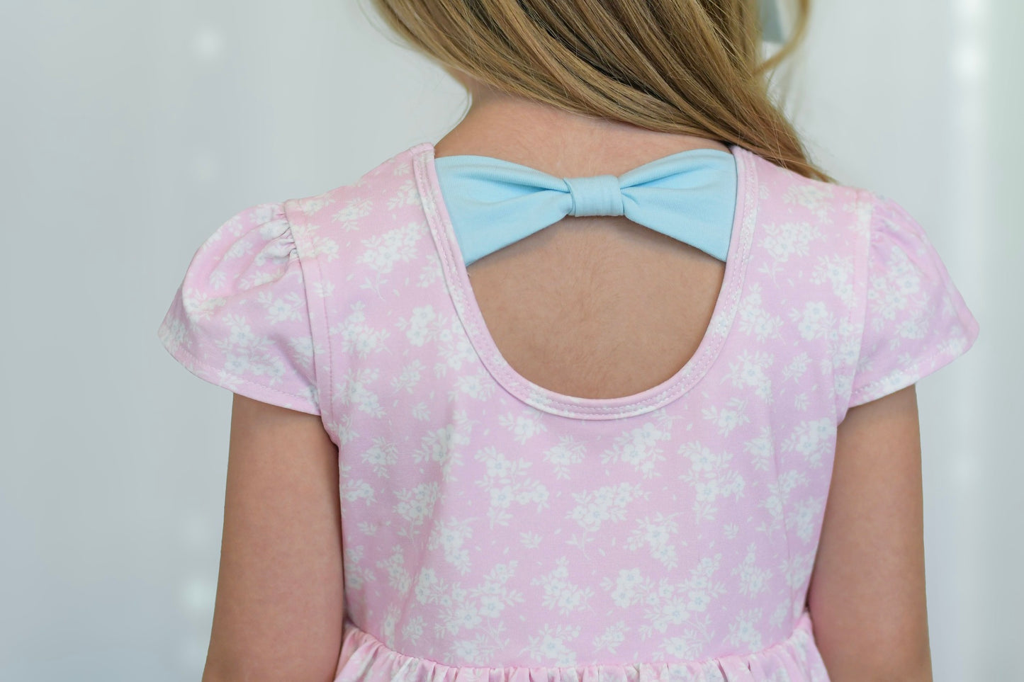 Ellie Scalloped 3 Piece Tunic Set - Ditzy Spring Floral