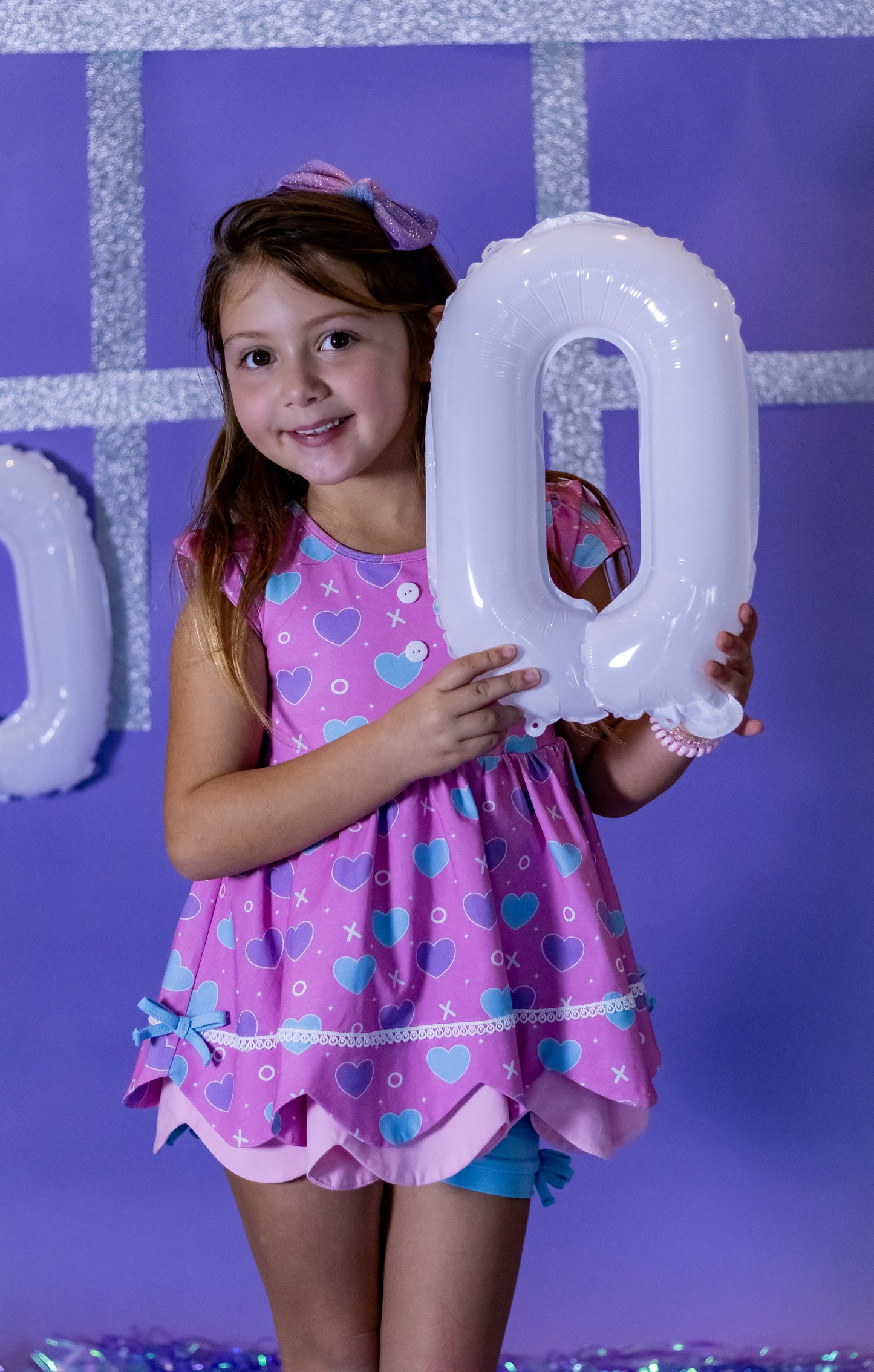 Ellie Scalloped 3 Piece Tunic Set - Love Letters