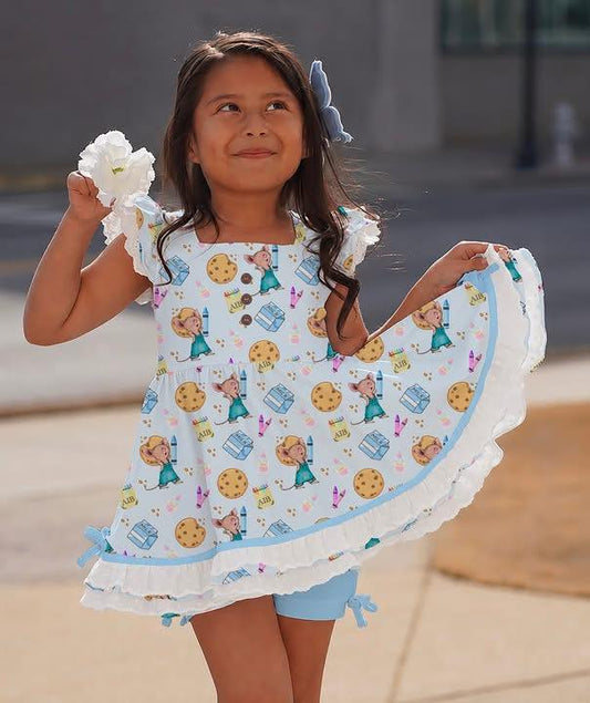 Riley Tunic Set - If You Send a Mouse to School
