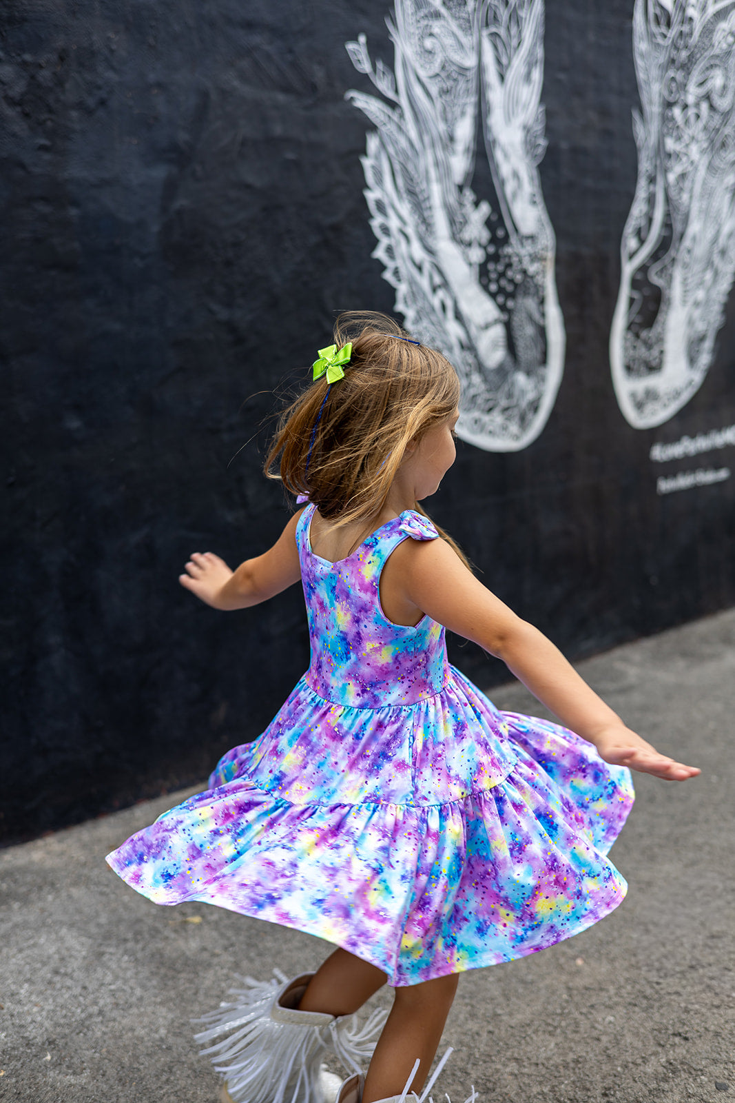 Play All Day Athleisure Dress Set - Cotton Candy Cosmos