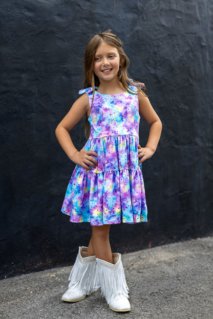 Play All Day Athleisure Dress Set - Cotton Candy Cosmos
