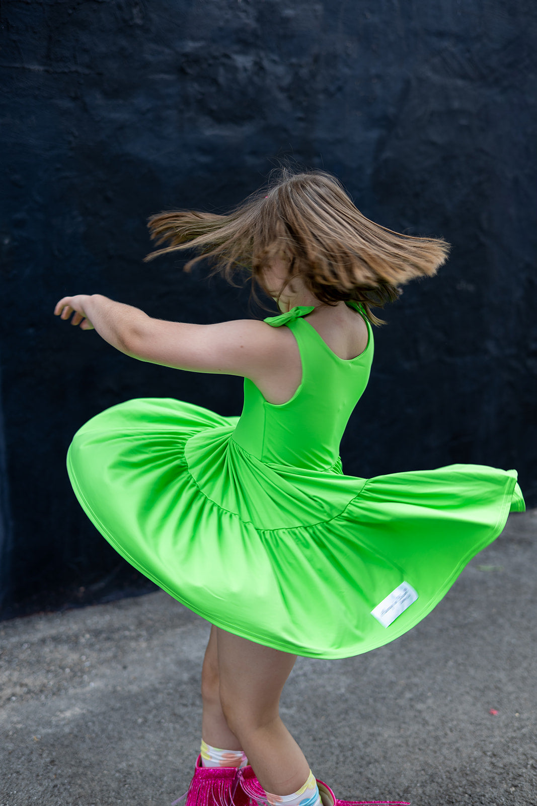 Play All Day Athleisure Dress Set - Lime Light