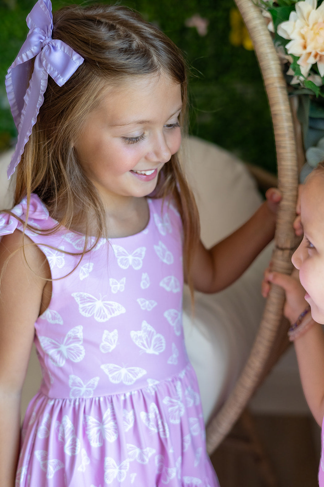 Play All Day Athleisure Dress Set - Blushing Butterflies