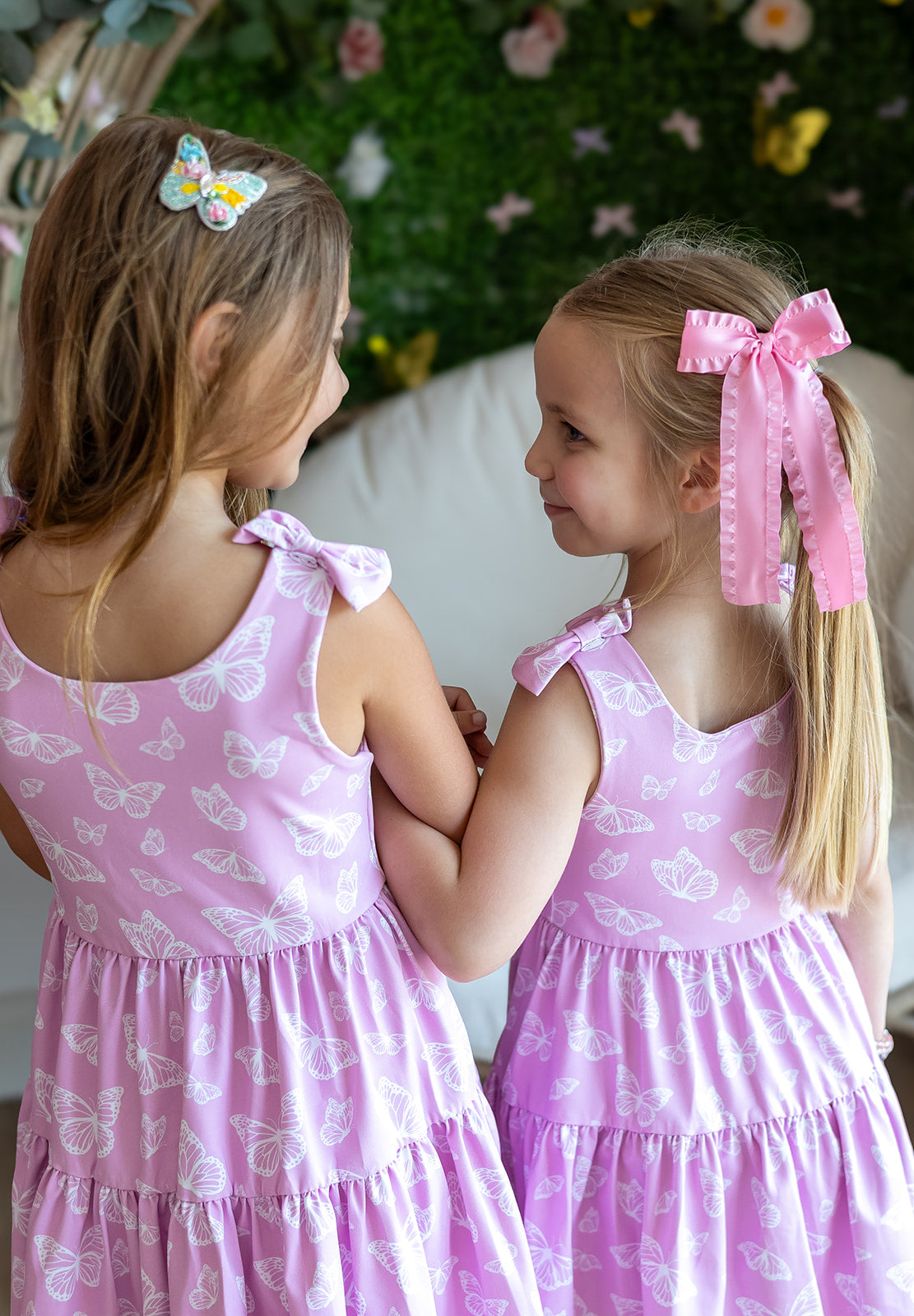 Play All Day Athleisure Dress Set - Blushing Butterflies