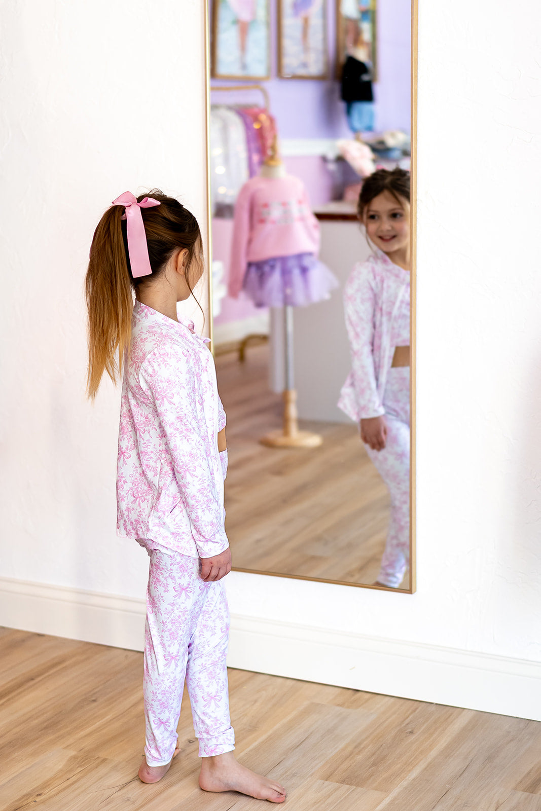 LuxeBloom Legging - Pretty in Pink