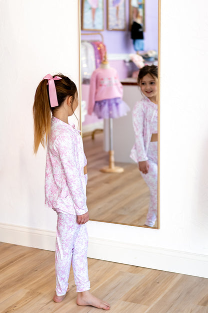 LuxeBloom Legging - Pretty in Pink