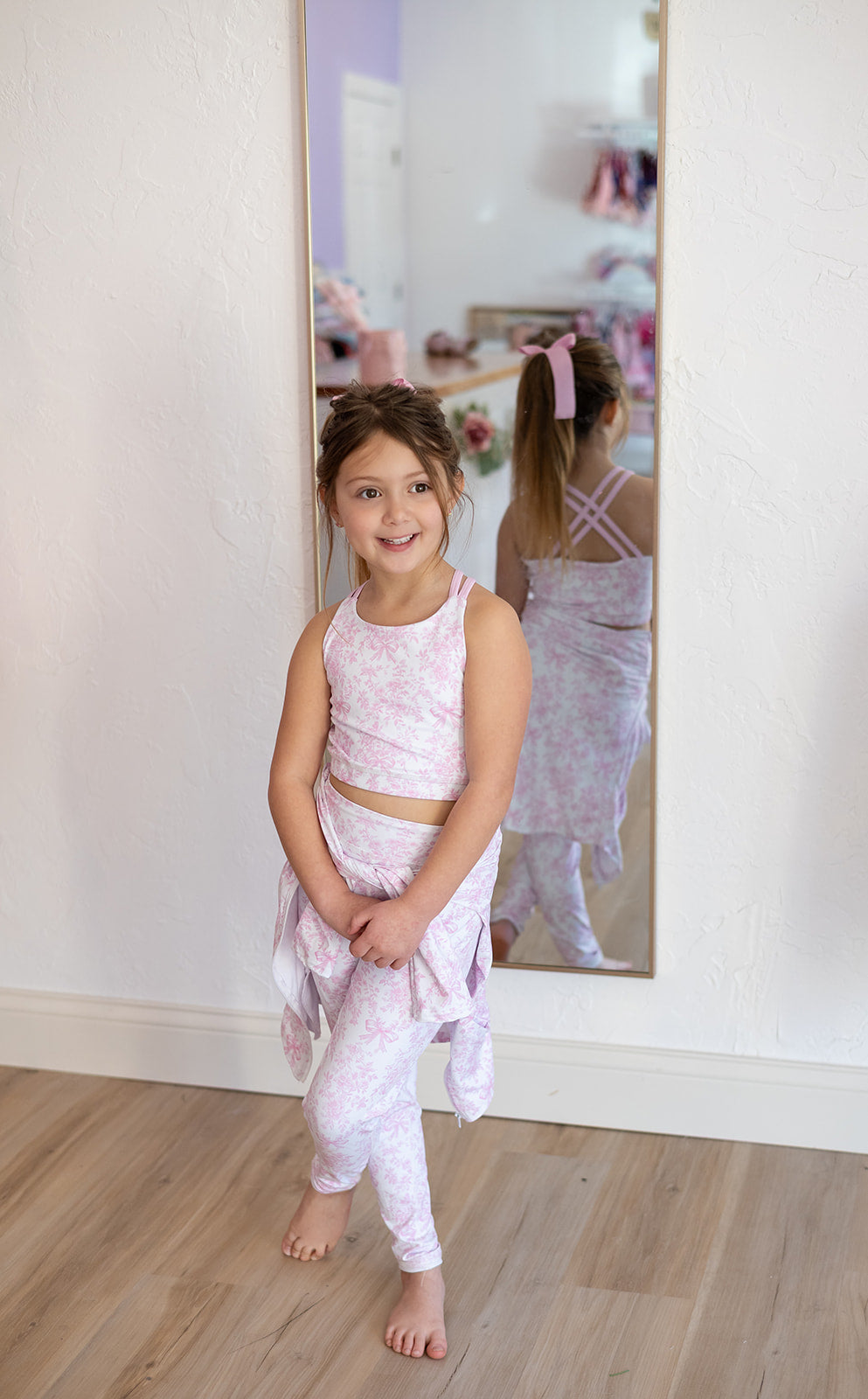 LuxeBloom Legging - Pretty in Pink