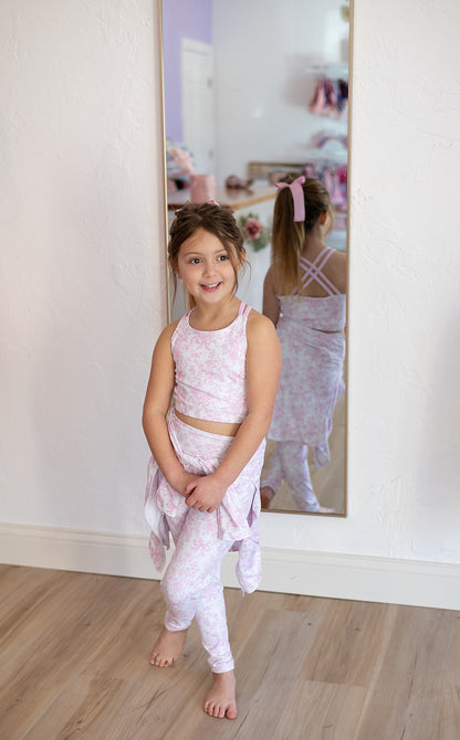 LuxeBloom Legging - Pretty in Pink