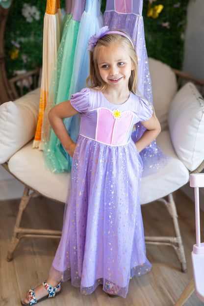 Bamboo Princess Lounge Gown - Golden Tower