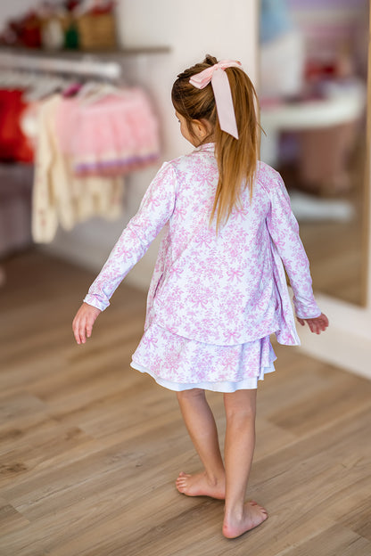 LuxeBloom Jacket - Pretty in Pink