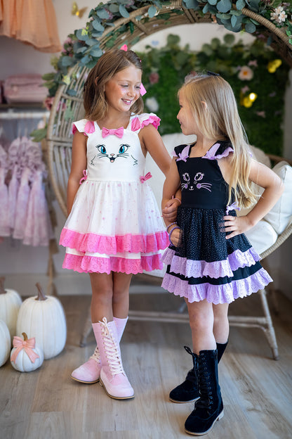 Smitten Kitten Lena Dress Set - Midnight Meow