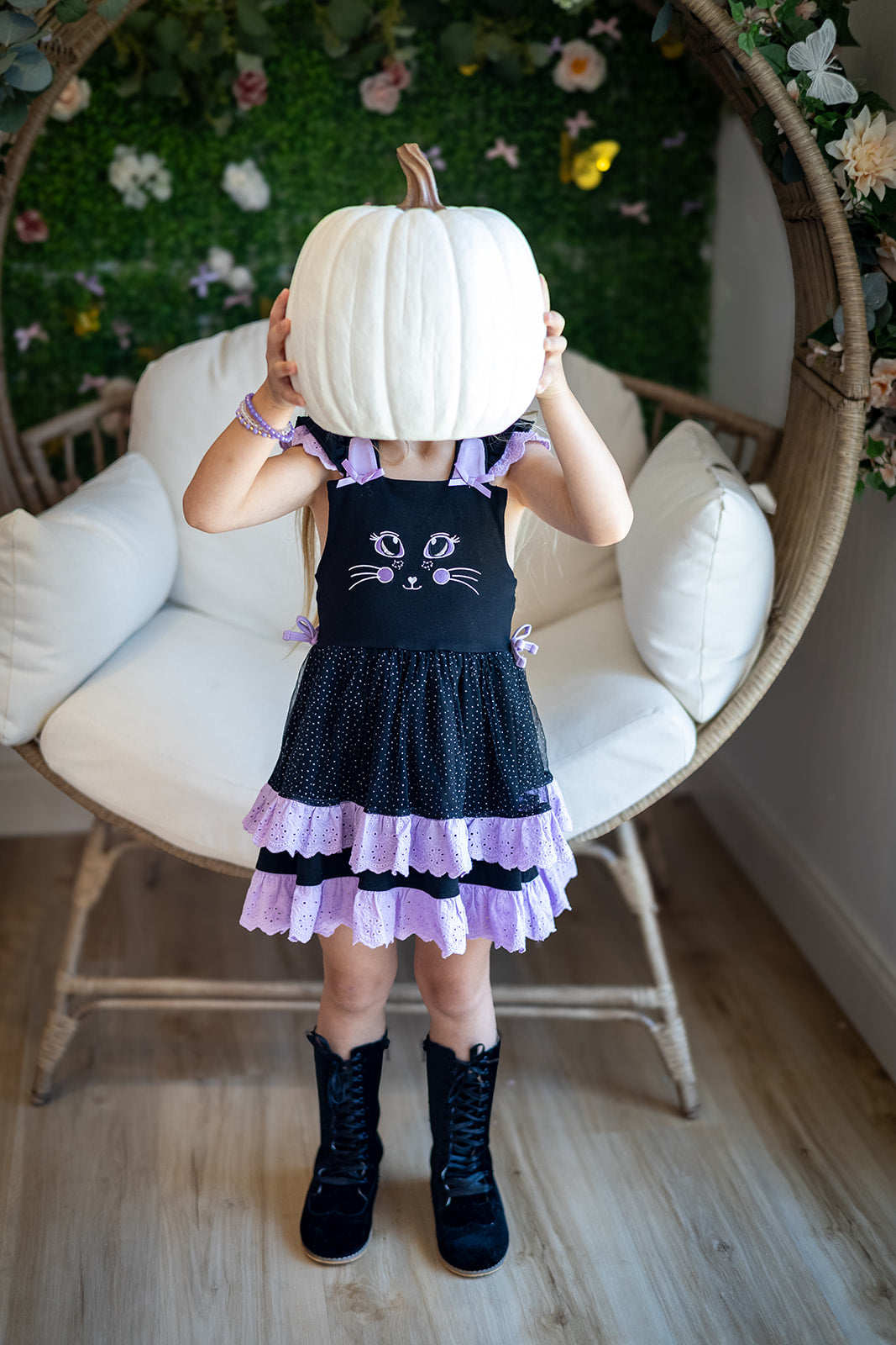Smitten Kitten Lena Dress Set - Midnight Meow