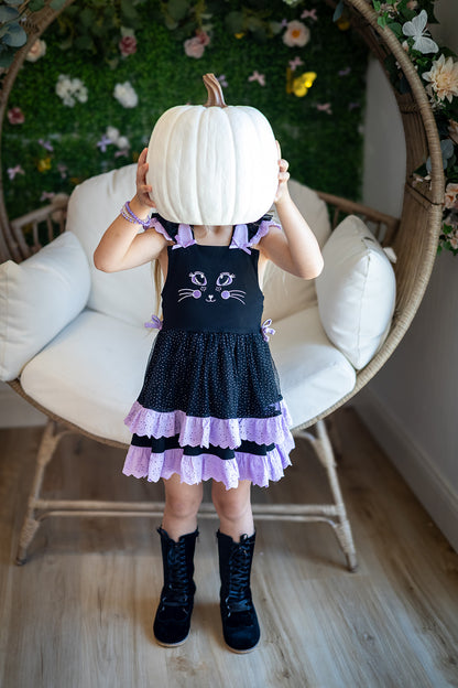 Smitten Kitten Lena Dress Set - Midnight Meow