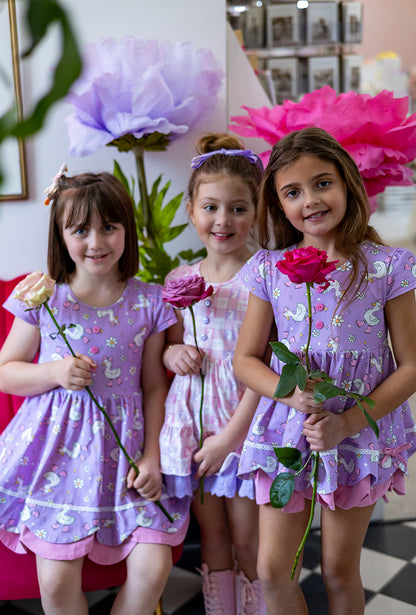 Ellie Scalloped Tunic Set -Silly Goose