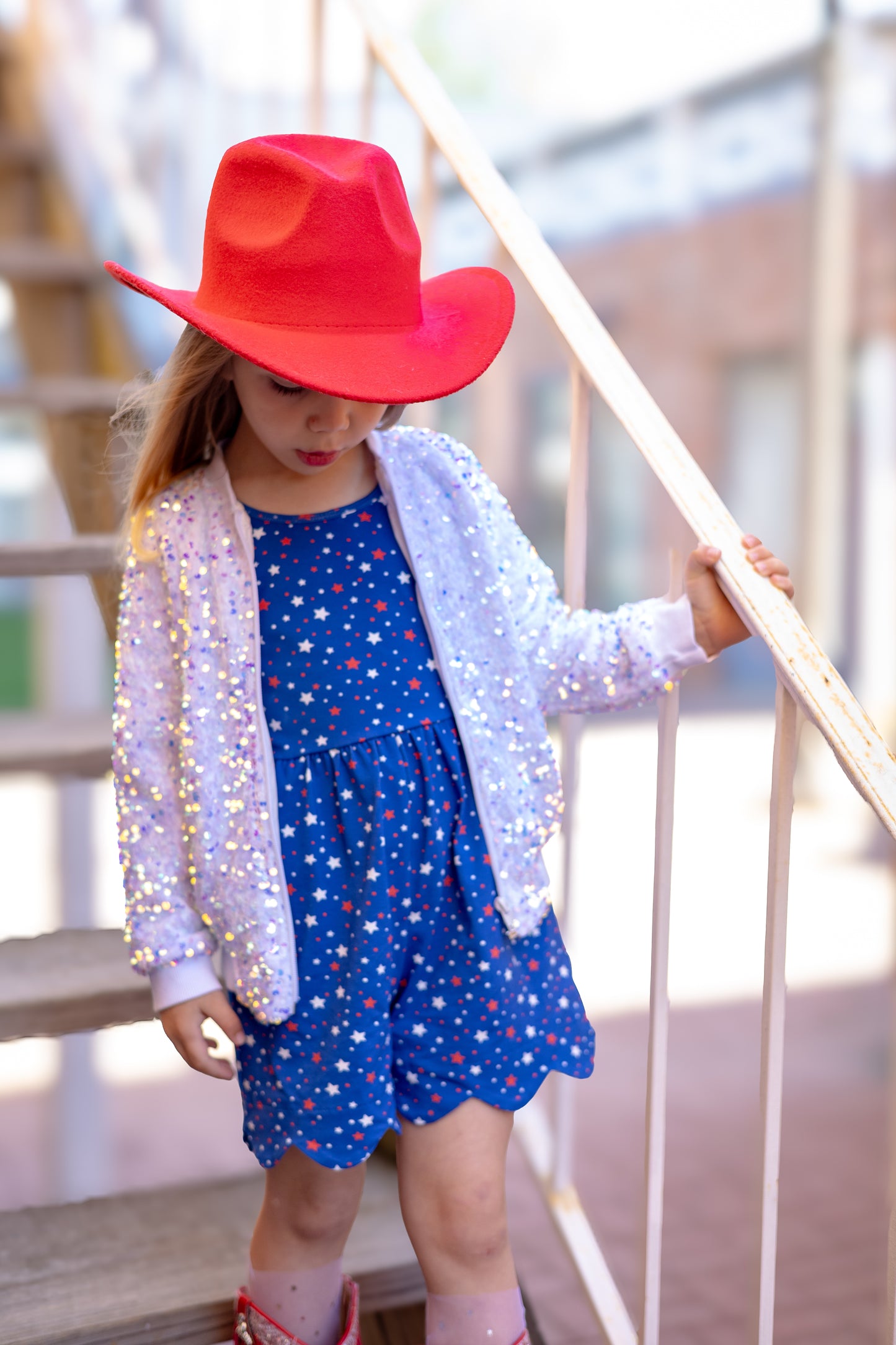 Scalloped Shortie Romper - Oh My Stars
