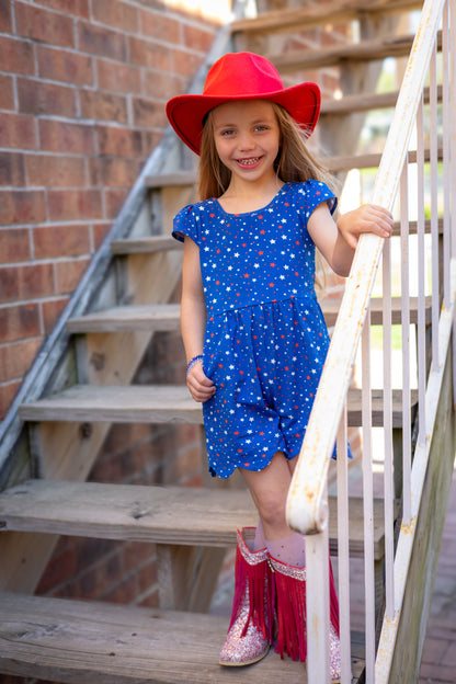 Scalloped Shortie Romper - Oh My Stars