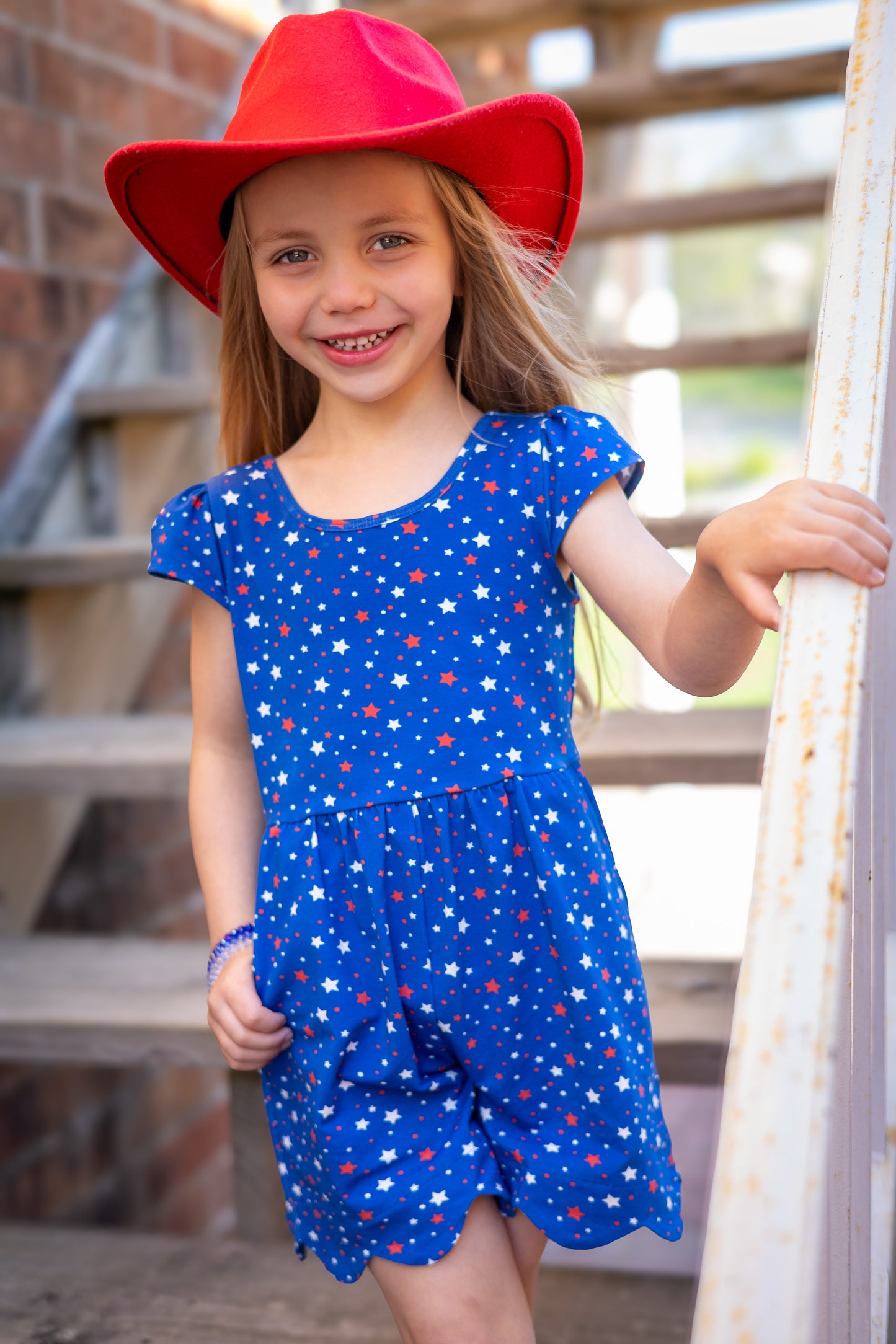 Scalloped Shortie Romper - Oh My Stars