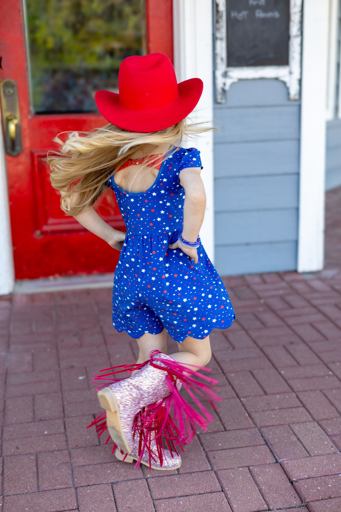 Scalloped Shortie Romper - Oh My Stars