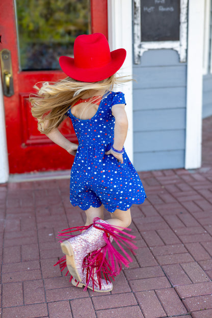 Scalloped Shortie Romper - Oh My Stars