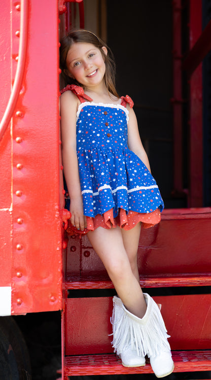 Summer Belle Scalloped Tunic Set - Oh My Stars