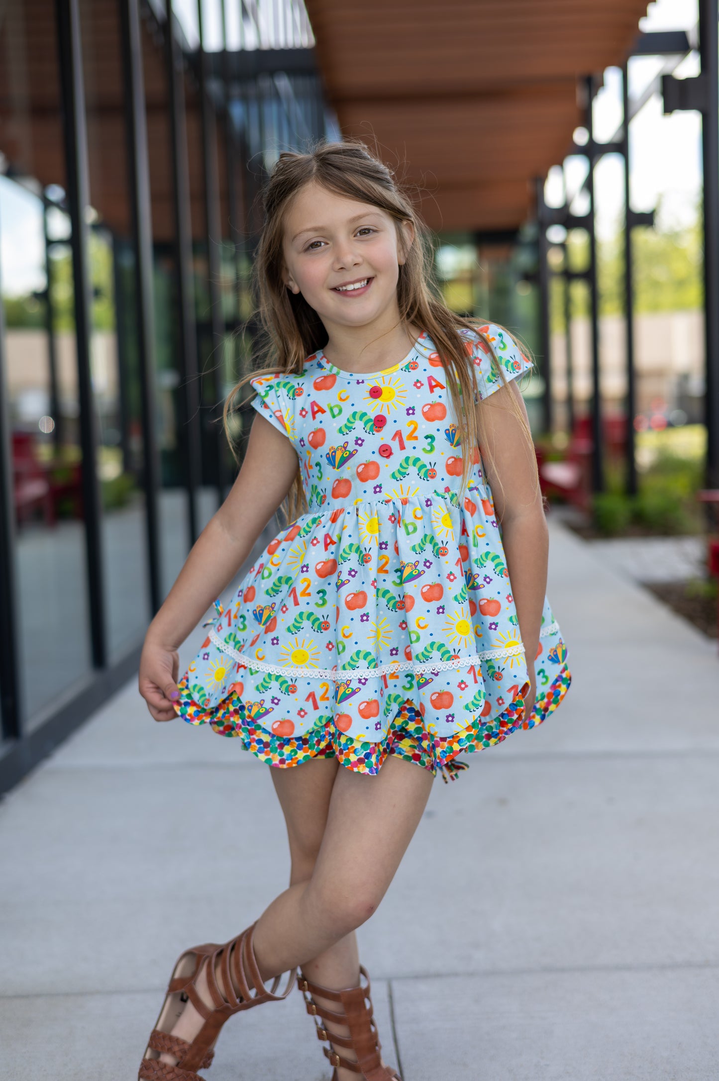Scalloped Belle Tunic Set - Hungry Caterpillar Vol. 3