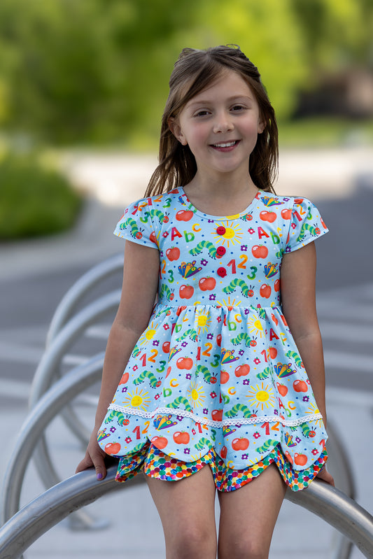 Scalloped Belle Tunic Set - Hungry Caterpillar Vol. 3