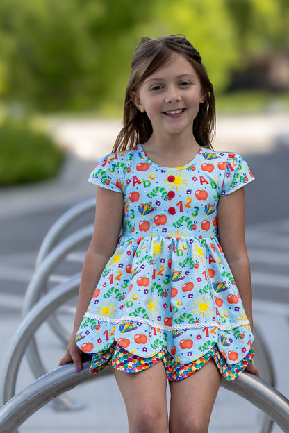 Scalloped Belle Tunic Set - Hungry Caterpillar Vol. 3