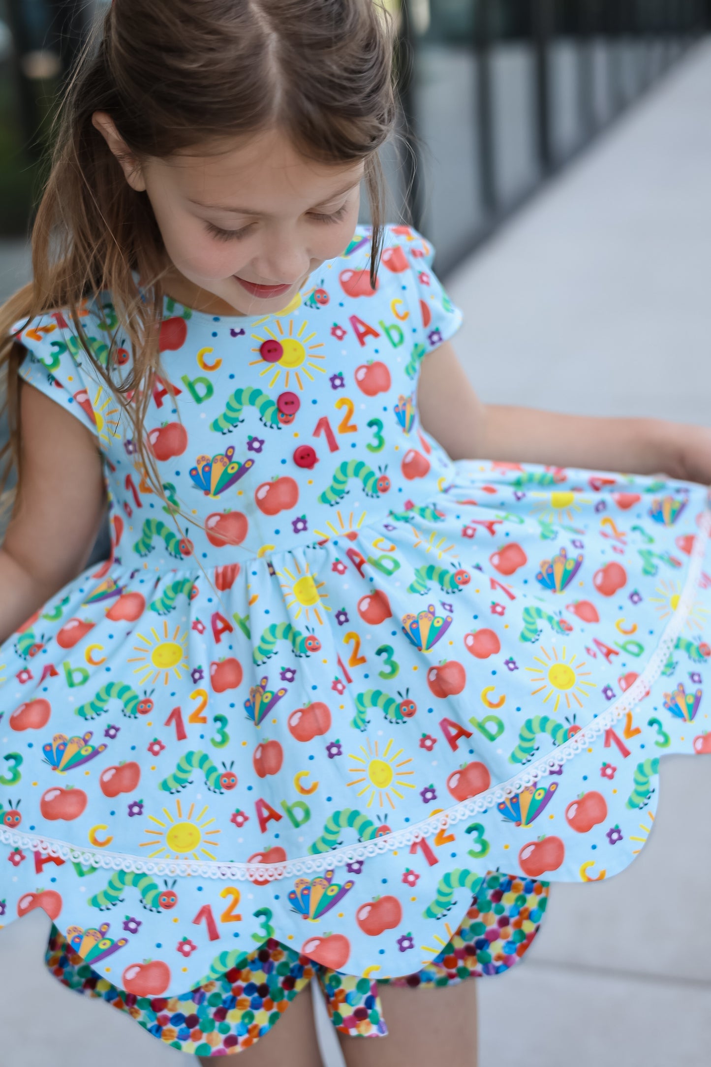 Scalloped Belle Tunic Set - Hungry Caterpillar Vol. 3