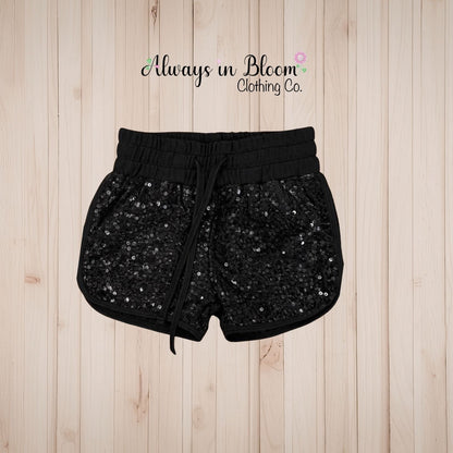 Luxe Velvet Sequin Shorties - pre-order