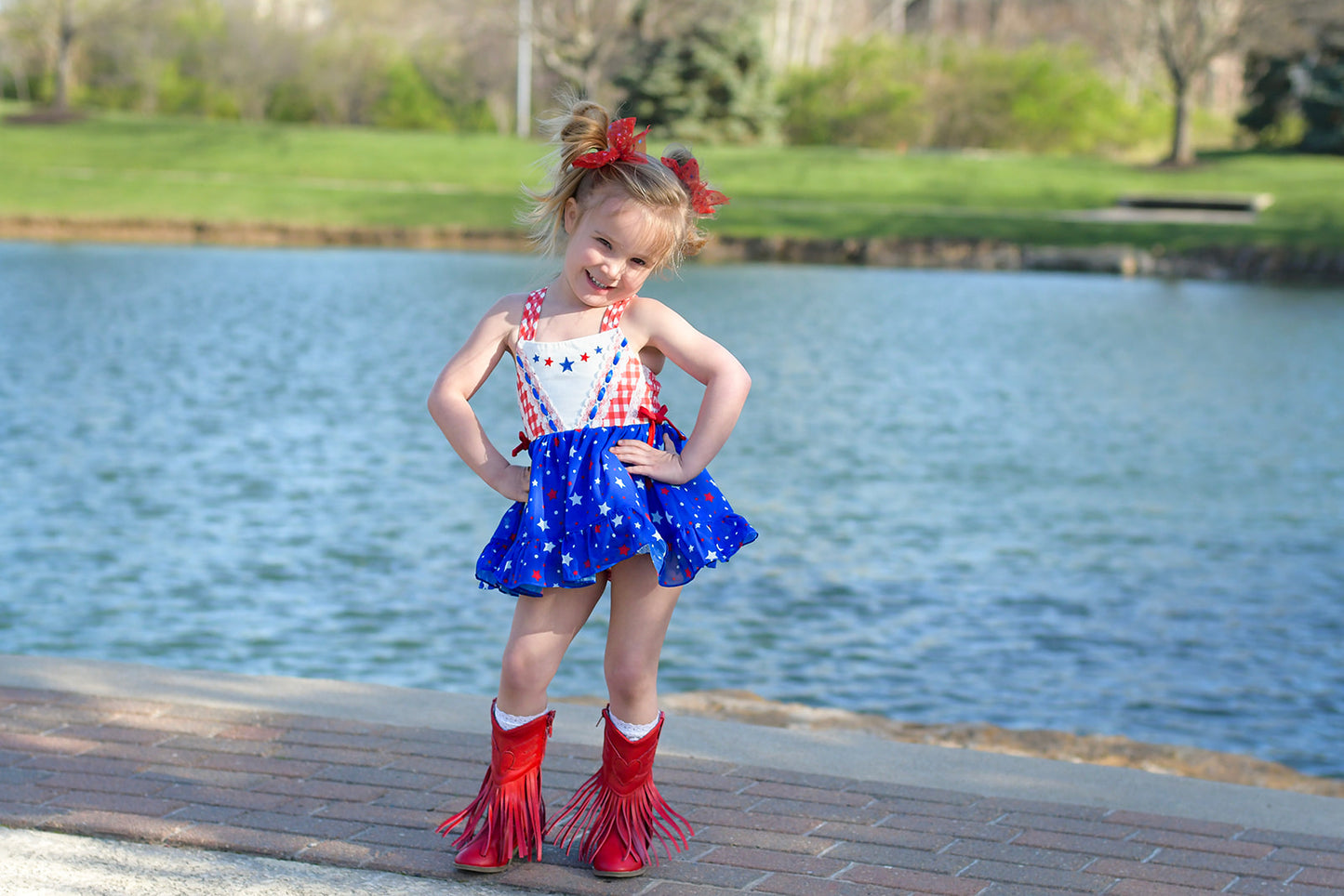 Evelyn Skirted Romper - Oh My Stars