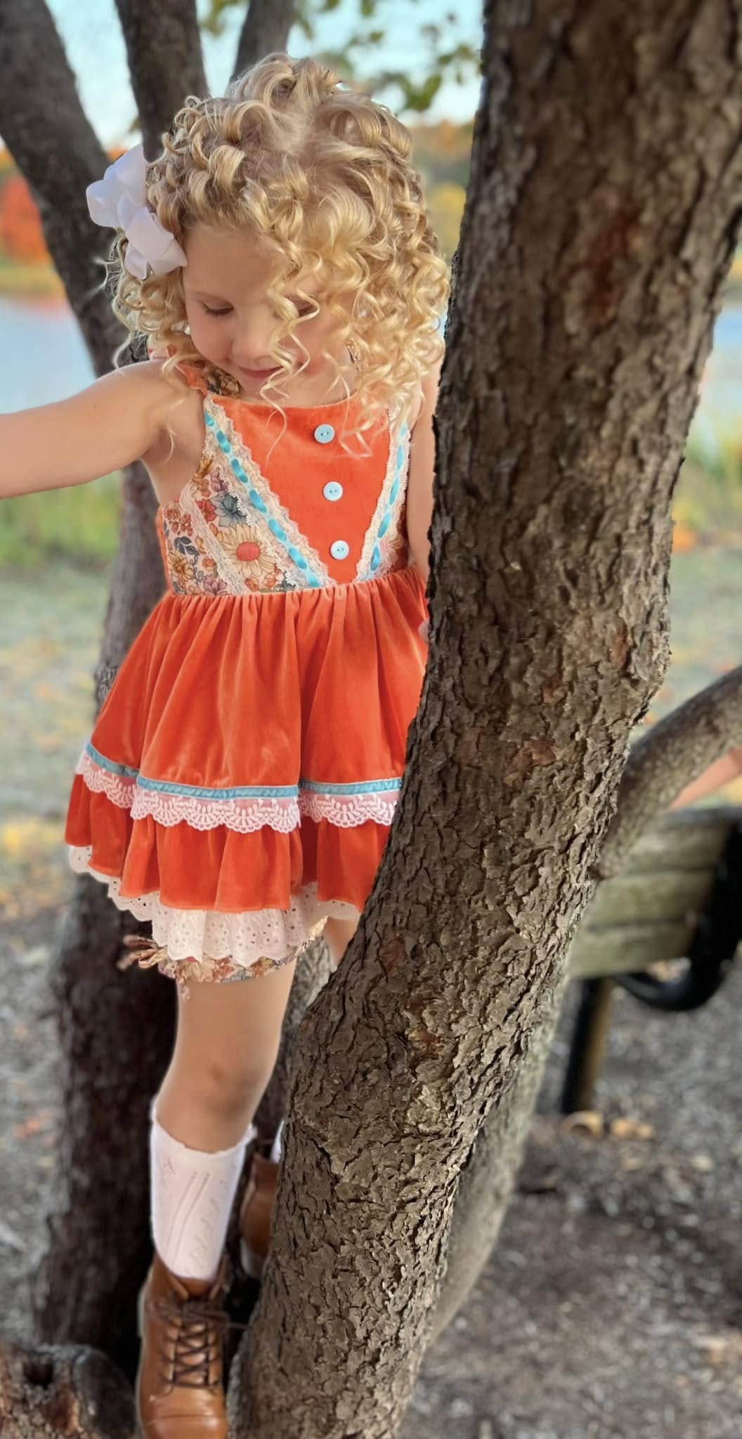 Evelyn Tunic Set - Vintage Fall Floral
