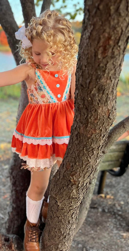 Evelyn Tunic Set - Vintage Fall Floral