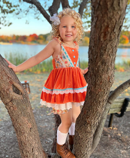 Evelyn Tunic Set - Vintage Fall Floral