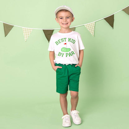 Golf Tee Front Flag Patch Baseball Hat - Kids Hair Accessory
