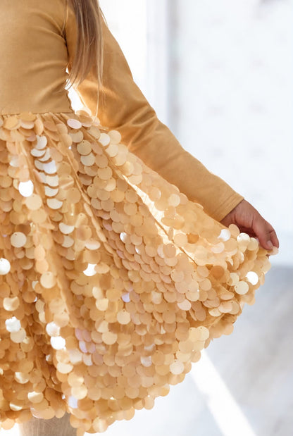 Jolie Confetti Dress Set￼ -  Golden Glam