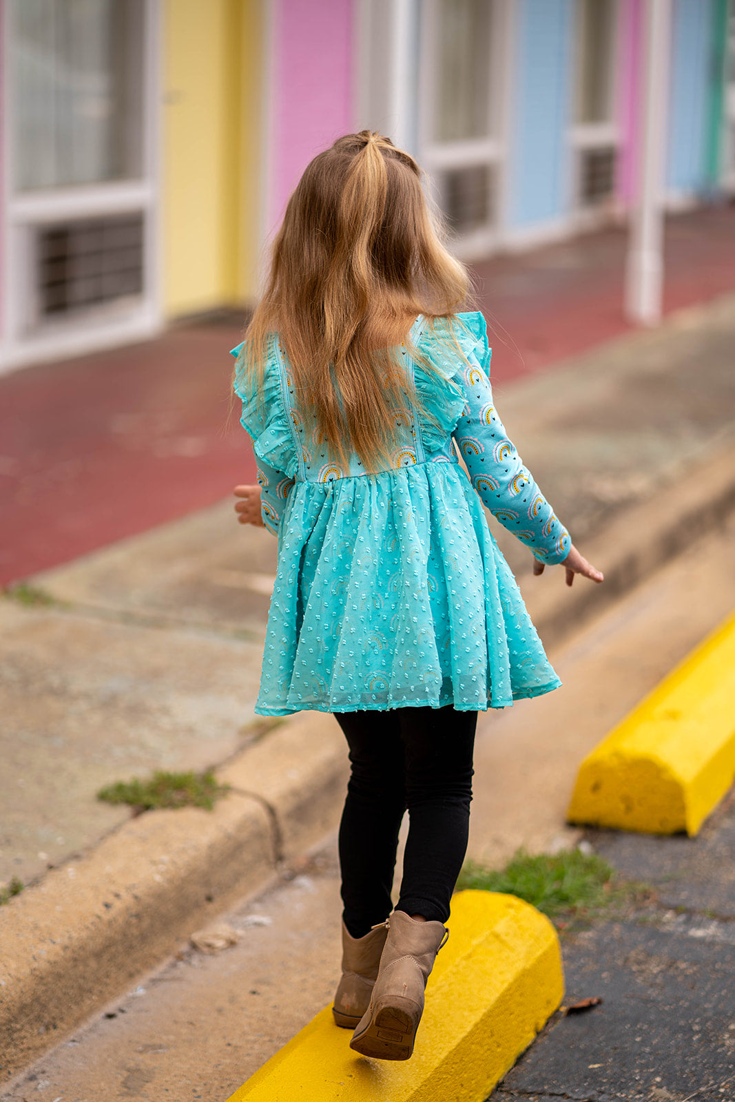 Long Sleeve Pretty Play Set - Rainbows LP