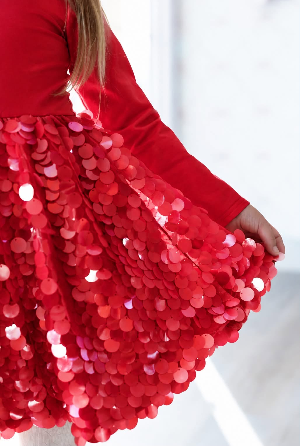 Jolie Confetti Dress Set￼ - Classic Red