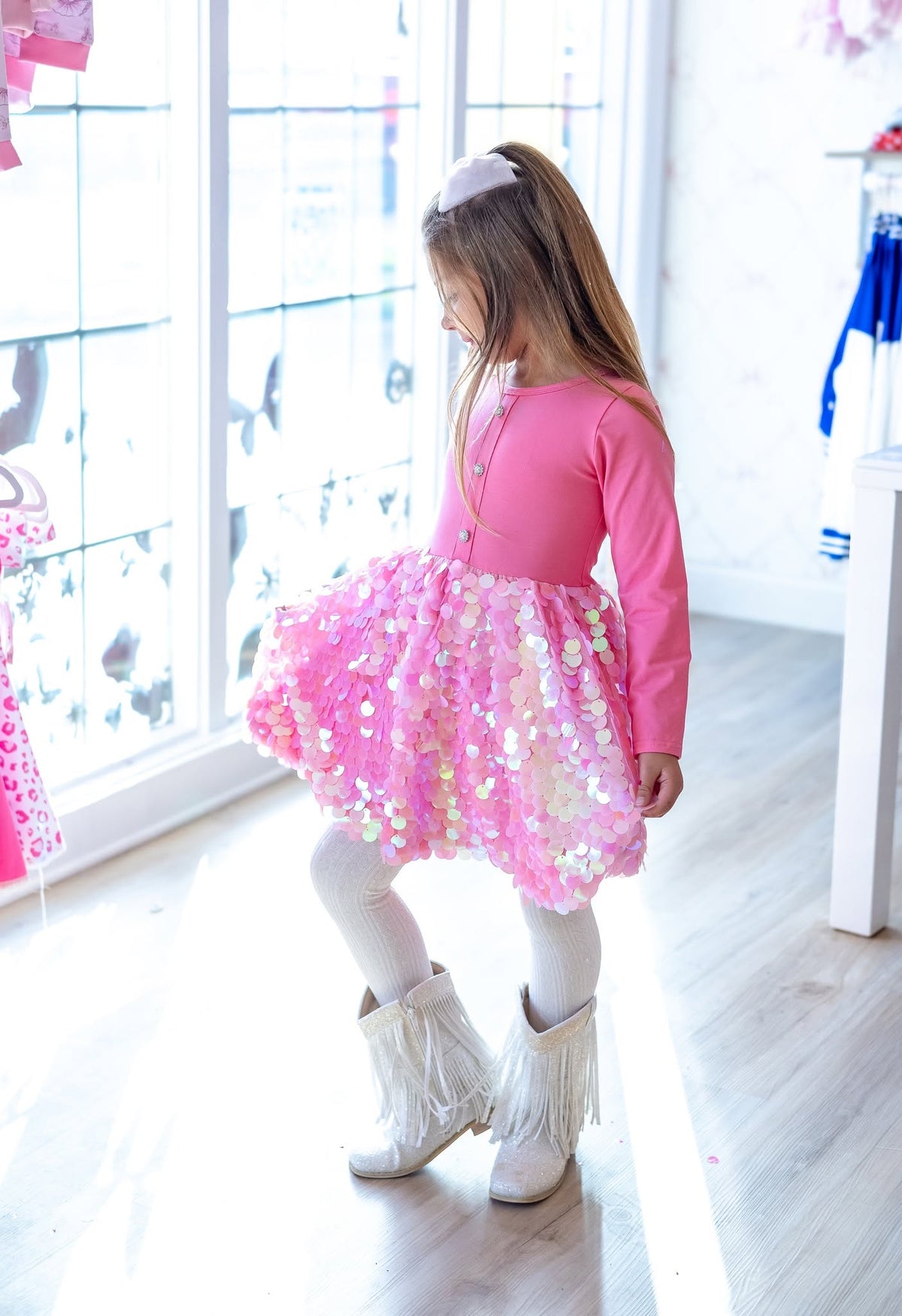 Jolie Confetti Dress Set￼ - Pretty in Pink