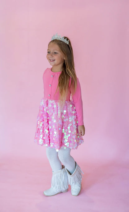 Jolie Confetti Dress Set￼ - Pretty in Pink