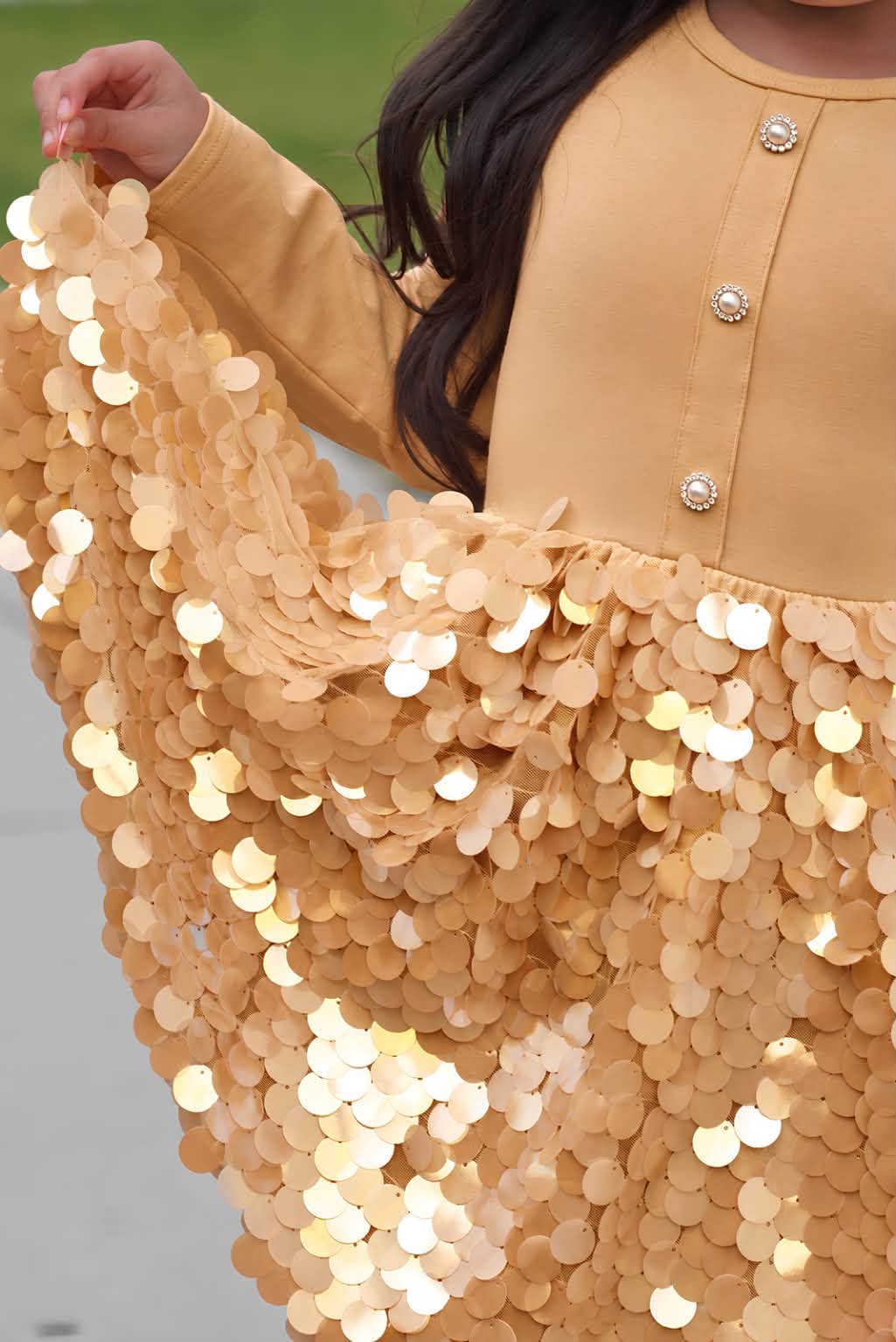 Jolie Confetti Dress Set￼ -  Golden Glam