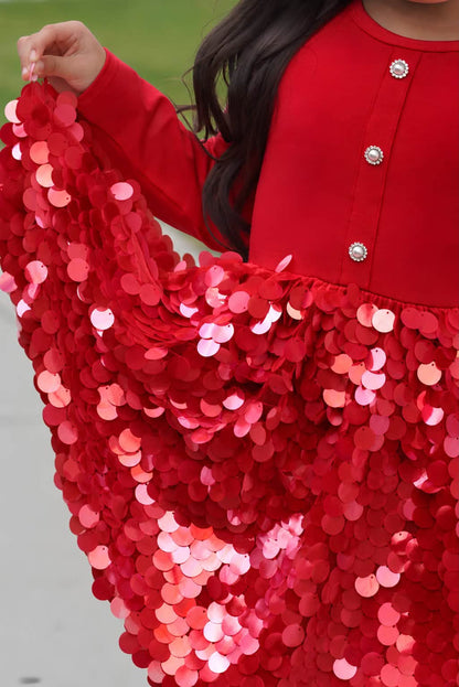 Jolie Confetti Dress Set￼ - Classic Red