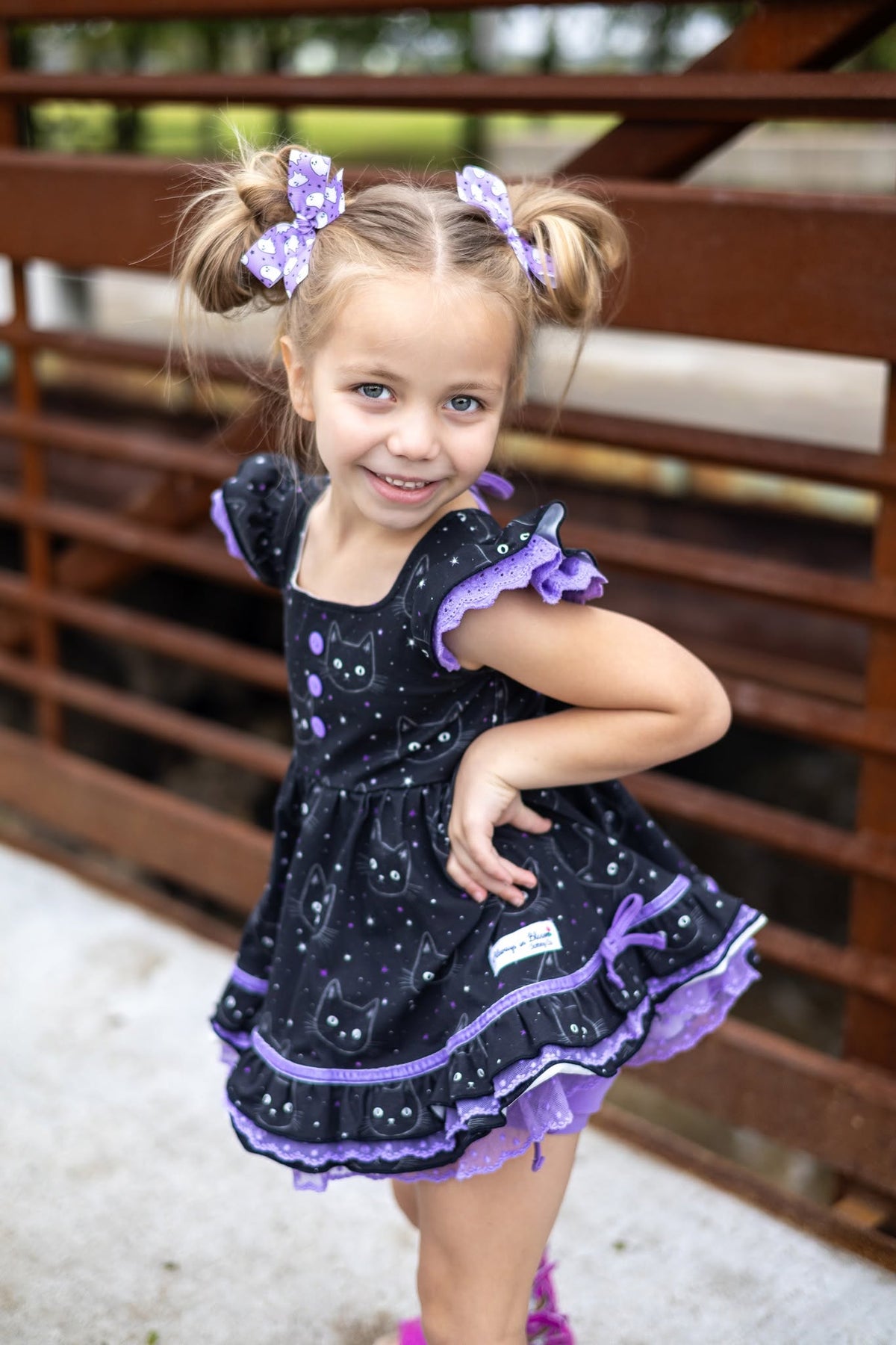Riley Tunic Set -Purrfectly Spellbound