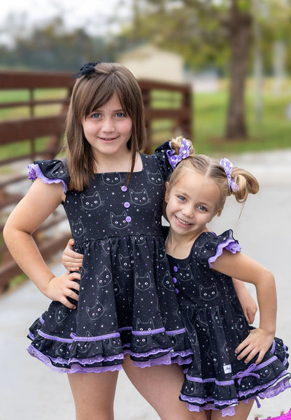 Riley Tunic Set -Purrfectly Spellbound