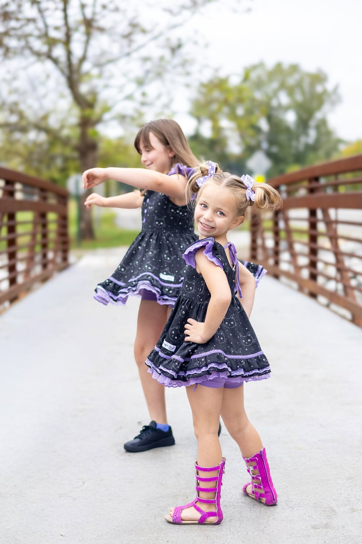 Riley Tunic Set -Purrfectly Spellbound