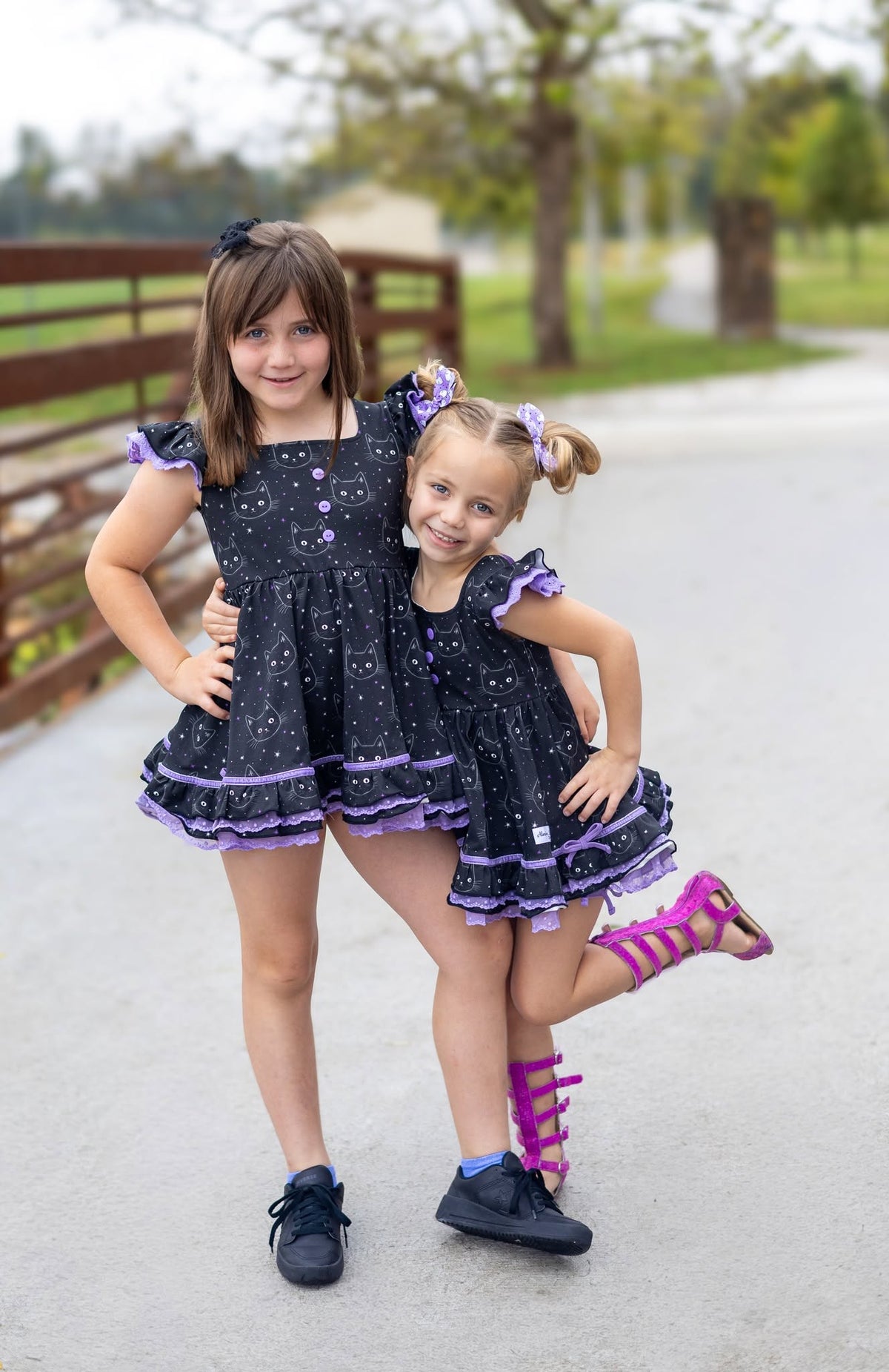 Riley Tunic Set -Purrfectly Spellbound